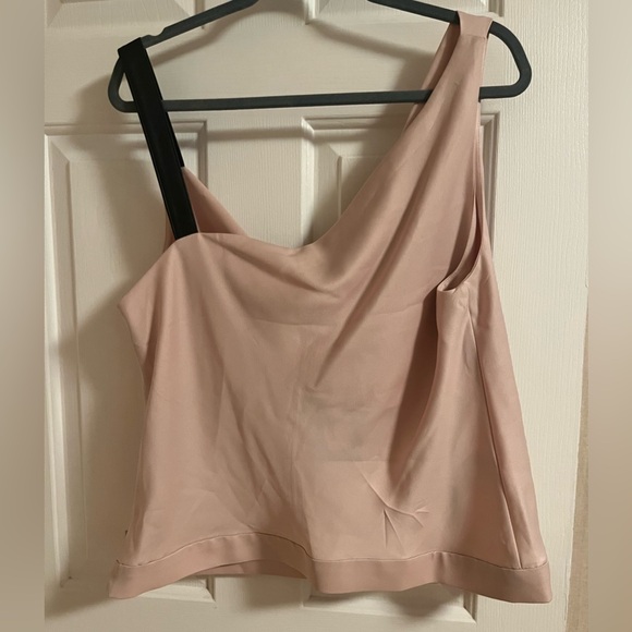 NWT Dkny faux leather strap top - Picture 5 of 6